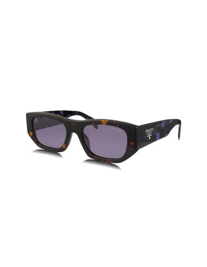 Prada SPR A01S 14O-50B Square Shape Havana Violet