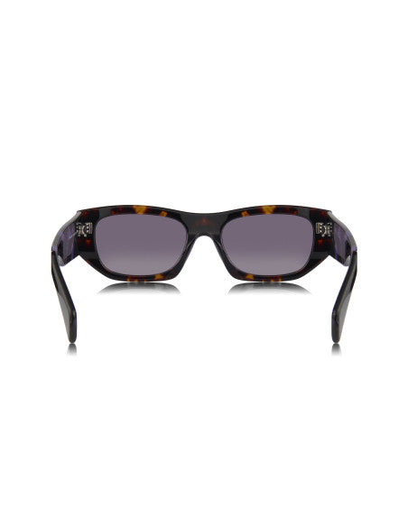 Prada SPR A01S 14O-50B Square Shape Havana Violet