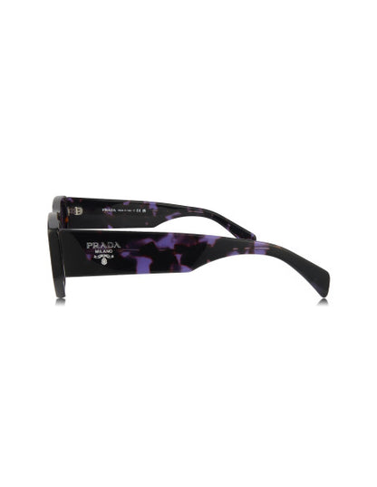 Prada SPR A01S 14O-50B Square Shape Havana Violet