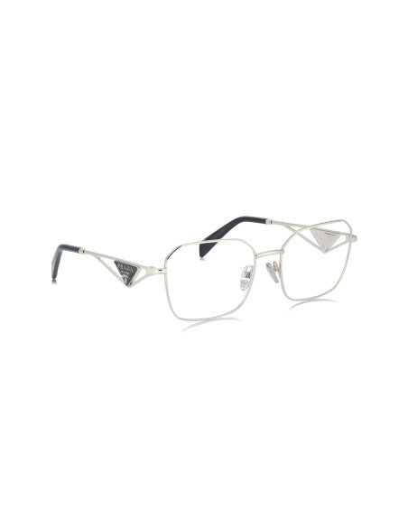 Prada SPR A51V 1BC-1O1 Oftalmico Square Shape Silver