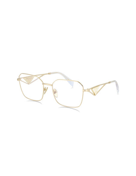 Prada SPR A51V ZVN-1O1 Oftalmico Square Shape Gold