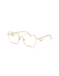 Prada SPR A51V ZVN-1O1 Oftalmico Square Shape Gold