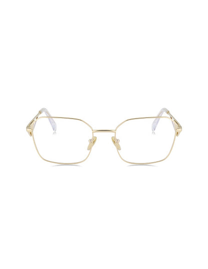 Prada SPR A51V ZVN-1O1 Oftalmico Square Shape Gold