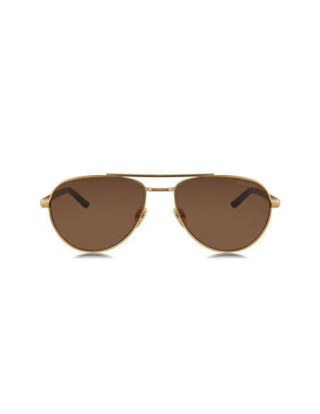 Prada SPR A54 1BK-01T Aviator Coffe Gold