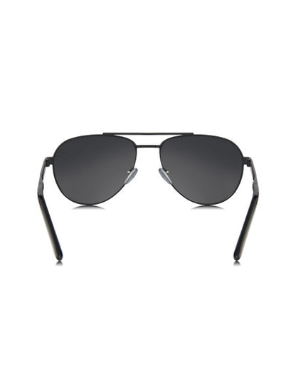 Prada SPR A54 1BO-5Z1 Aviator Gray Black Polarized