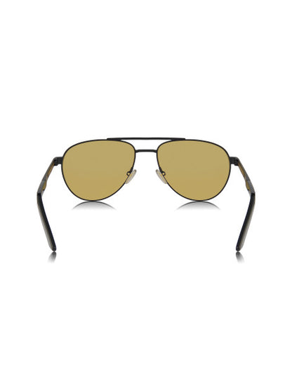 Prada SPR A54 1BO-90C Aviator Yellow Black