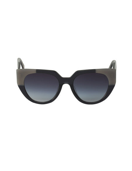 Prada SPR 14W 07Q-409 Oversized Cat Eye Gris Degradado