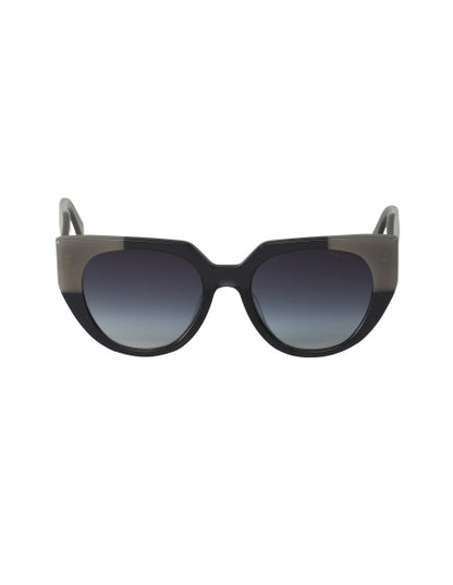 Prada SPR 14W 07Q-409 Oversized Cat Eye Gris Degradado