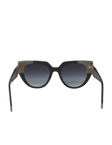 Prada SPR 14W 07Q-409 Oversized Cat Eye Gris Degradado