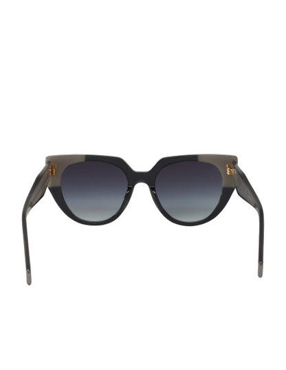 Prada SPR 14W 07Q-409 Oversized Cat Eye Gris Degradado