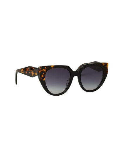 Prada SPR 14W 389-0A7 Oversized Cat Eye Cafe Degradado