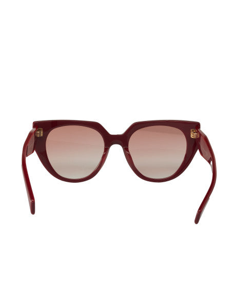 Prada SPR 14W VIY-1L0 Oversized Cat Eye Vino Degradado