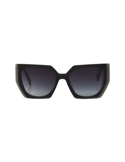 Prada SPR 15W 07Q-409 Rectangle Shape Gris Degradado