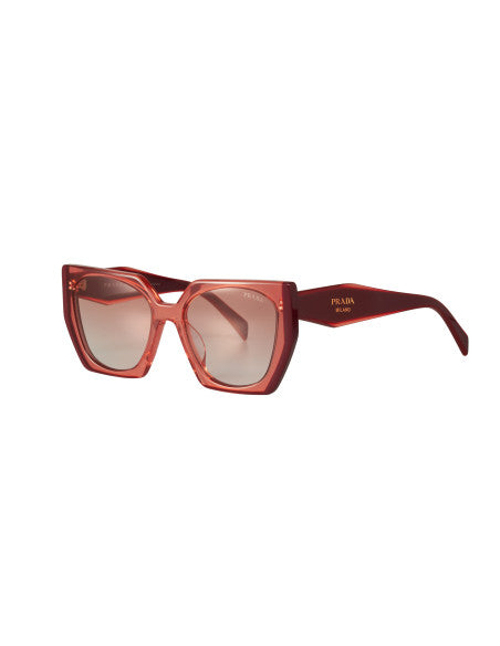 Prada SPR 15W 122-1L0 Rectangle Shape Vino Degradado