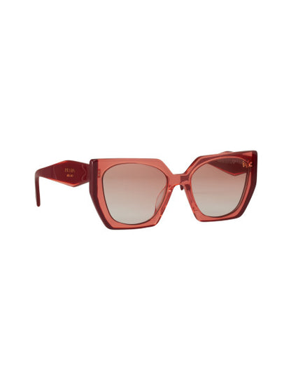 Prada SPR 15W 122-1L0 Rectangle Shape Vino Degradado