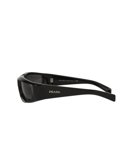 Prada SPR 25Y 1AB-5S0 Runway sunglasses Negro Plata
