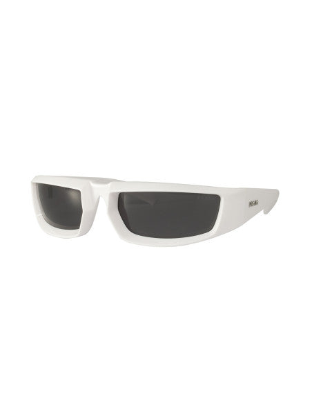 Prada SPR 25Y 461-5S0 Runway sunglasses Blanco Plata