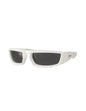 Prada SPR 25Y 461-5S0 Runway sunglasses Blanco Plata