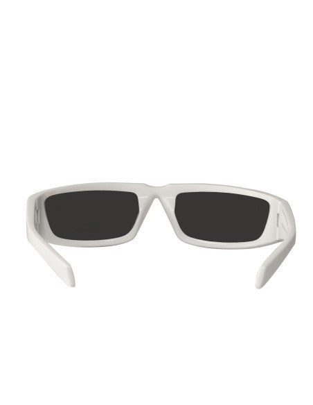 Prada SPR 25Y 461-5S0 Runway sunglasses Blanco Plata