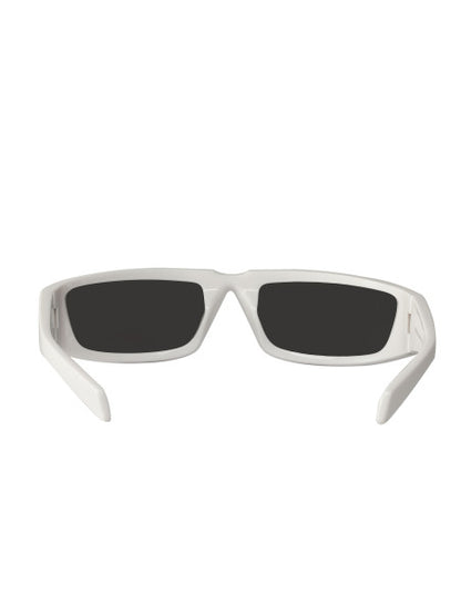 Prada SPR 25Y 461-5S0 Runway sunglasses Blanco Plata