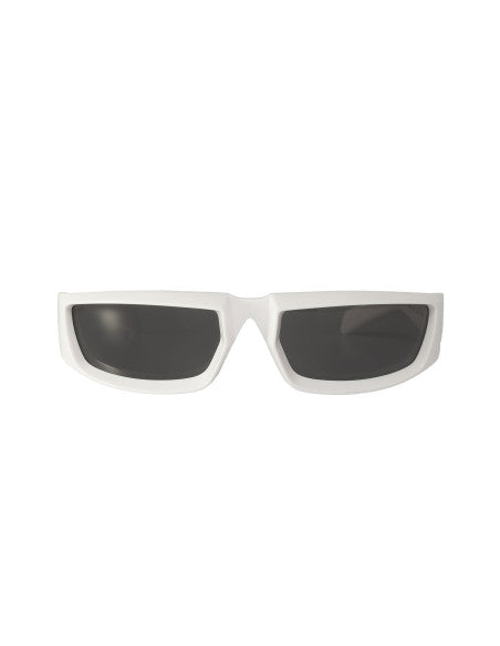 Prada SPR 25Y 461-5S0 Runway sunglasses Blanco Plata