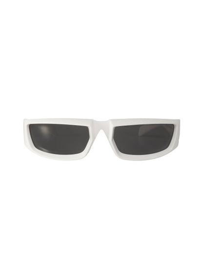 Prada SPR 25Y 461-5S0 Runway sunglasses Blanco Plata