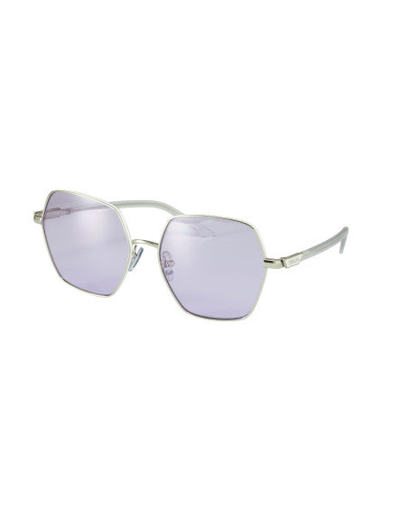 Prada SPR 56Y 1BC-09M Hexagon Shape Lila Plata