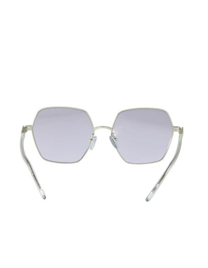 Prada SPR 56Y 1BC-09M Hexagon Shape Lila Plata