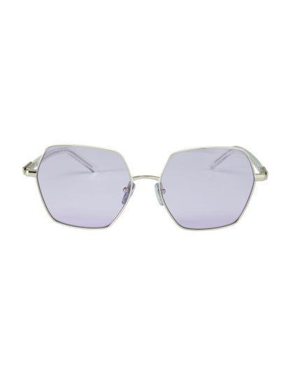 Prada SPR 56Y 1BC-09M Hexagon Shape Lila Plata