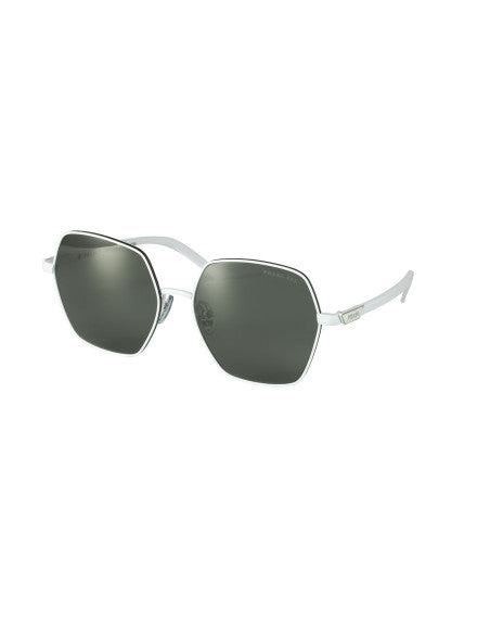 Prada SPR 56Y 461-5Z1 Hexagon Shape Blanco Gris