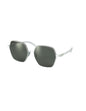 Prada SPR 56Y 461-5Z1 Hexagon Shape Blanco Gris
