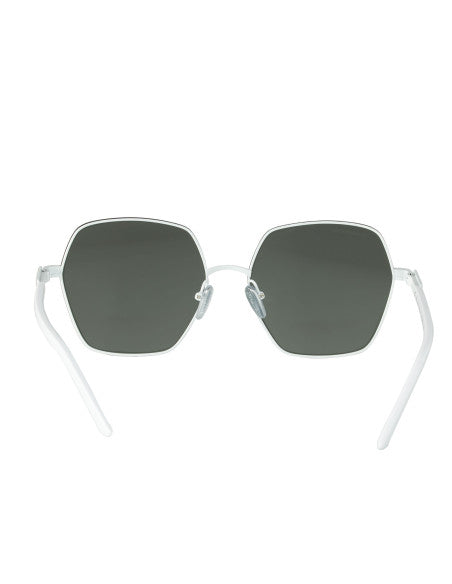 Prada SPR 56Y 461-5Z1 Hexagon Shape Blanco Gris