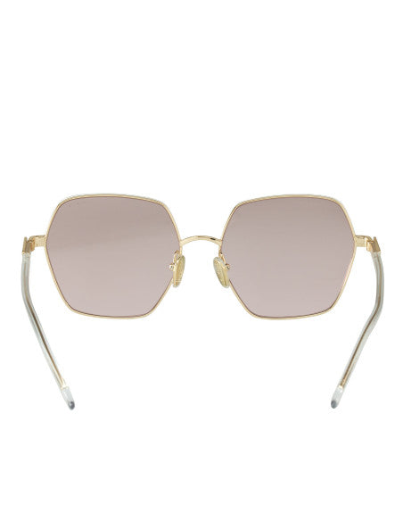 Prada SPR 56Y ZVN-06I Hexagon Shape Rosa Dorado