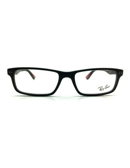 Ray Ban Oftalmico Rb5277 2077 Square Negro Mate Red