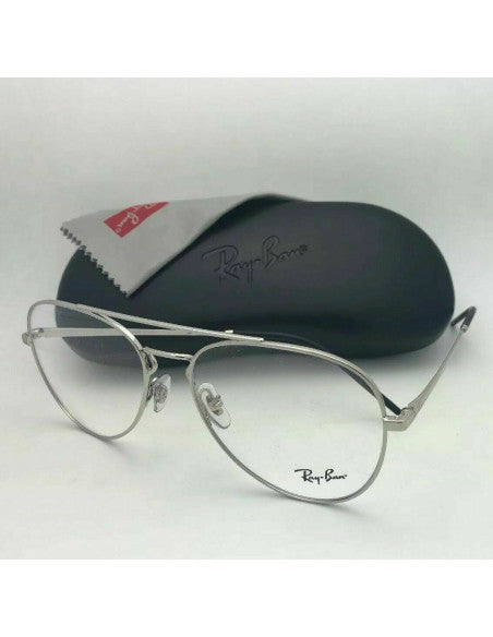 Ray Ban Oftalmico RB6413 2501 New Aviator Plateado Gota
