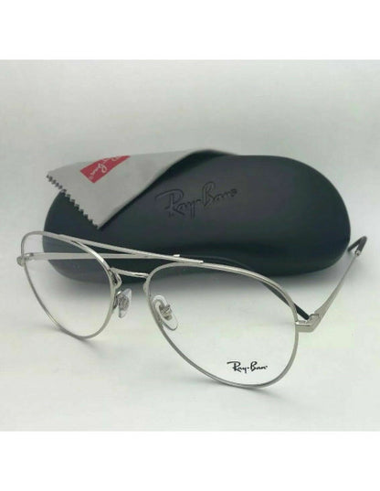 Ray Ban Oftalmico RB6413 2501 New Aviator Plateado Gota