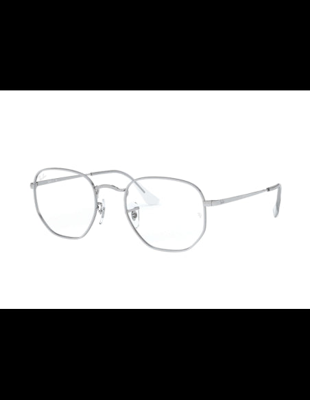 Ray Ban Oftalmico RB6448 2501 Hexagonal Optics Plateado Original
