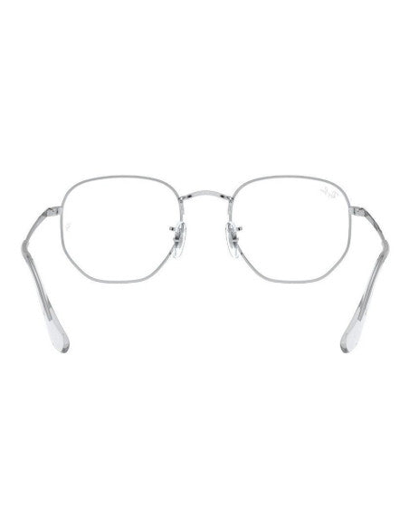 Ray Ban Oftalmico RB6448 2501 Hexagonal Optics Plateado Original