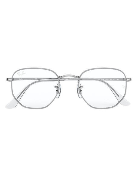 Ray Ban Oftalmico RB6448 2501 Hexagonal Optics Plateado Original