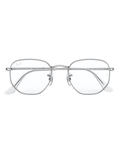 Ray Ban Oftalmico RB6448 2501 Hexagonal Optics Plateado Original