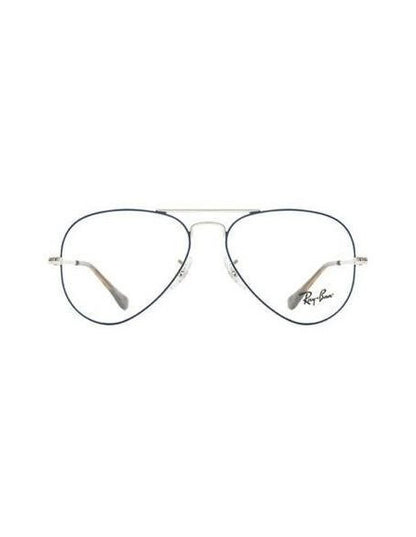 Ray Ban Oftalmico Rb6489 2970 Aviator Plateado Azul
