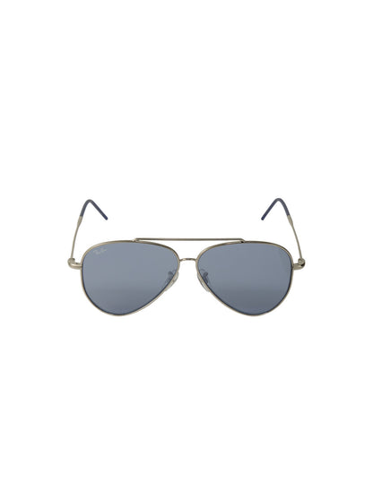 Ray Ban RB0101S 003/GA Aviator Reverse Silver Gray