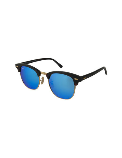 Ray Ban Rb3016 114517 Clubmaster Azul Espejo Carey Icon