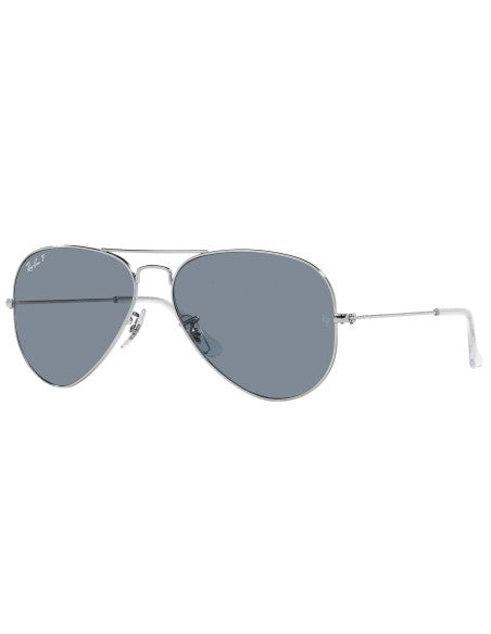 Ray Ban Rb3025 003/02 Aviator Plata Gris Polarizado