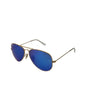 Ray Ban Rb3025 112/17 Aviator Azul espejo Dorado Gota