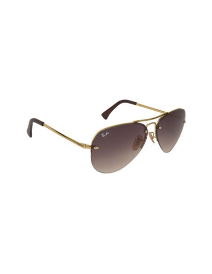 Ray Ban RB3449 001/13 Aviator Cafe degradado Dorado