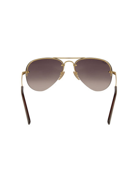 Ray Ban RB3449 001/13 Aviator Cafe degradado Dorado