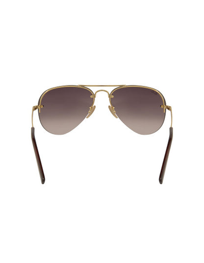 Ray Ban RB3449 001/13 Aviator Cafe degradado Dorado