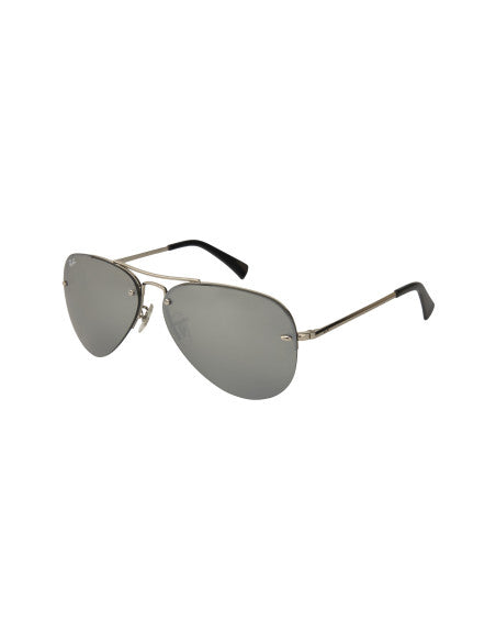 Ray Ban RB3449 003/30 Aviator Gris espejo Plateado
