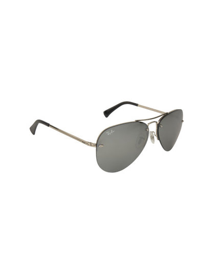 Ray Ban RB3449 003/30 Aviator Gris espejo Plateado